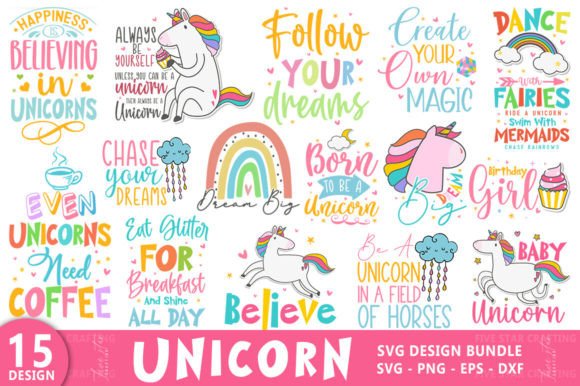 Download Unicorn SVG Bundle - Svg Collection
