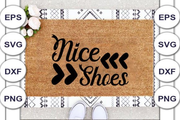Download Doormat SVG Design, Nice Shoes - Svg Collection