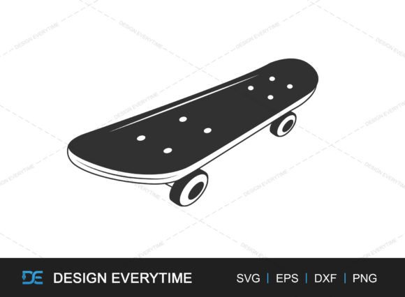 Download Premium Skateboard Vector SVG - Svg Collection