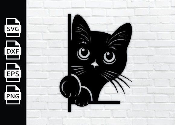 Download Peeking Cat SVG Cut Files DXF, PNG - Svg Collection