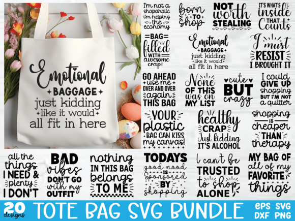 Download Tote Bag SVG Bundle - Premium Resources