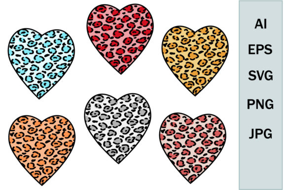 Download Heart Print Leopard Romantic Decor SVG - Premium Resources