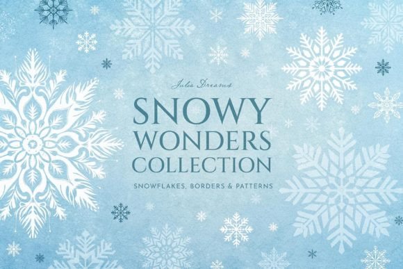 Download Snowflakes SVG Winter Christmas Vector - Winter Collection